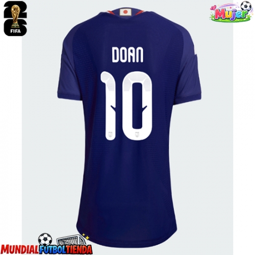 Camiseta Japón Ritsu Doan #10 Primera Equipación Replica Mundial 2026 para mujer mangas cortas